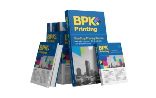 รับพิมพ์พ็อกเก็ตบุ๊คหนังสือและพ็อกเก็ตบุ๊คพิมพ์ปกสีเข้าเล่มไสกาวคุณภาพสูง