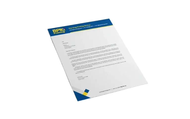 รับพิมพ์กระดาษหัวจดหมาย