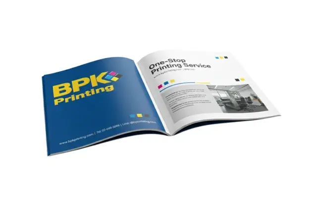 หนังสือคู่มือหรือแคตตาล็อกสินค้า พิมพ์ระบบออฟเซ็ทคุณภาพสูงจาก BPK Printing