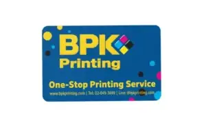 งานพิมพ์สติ๊กเกอร์สูญญากาศจาก BPK Printing