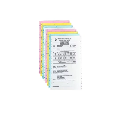 ตัวอย่างงานพิมพ์สลิปเงินเดือนและใบกำกับภาษีแบบต่อเนื่อง สำหรับใช้กับเครื่องพิมพ์ดอทเมทริกซ์