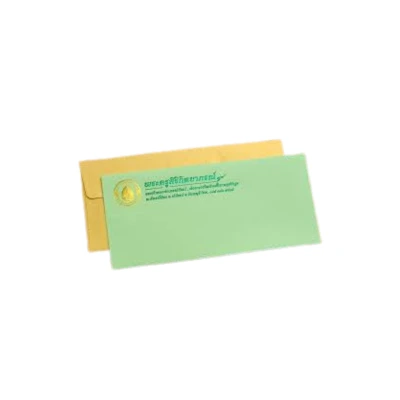 ซองขาวสำหรับงานบุญขนาดมาตรฐาน พิมพ์ระบบออฟเซ็ทสีสวยคมชัด