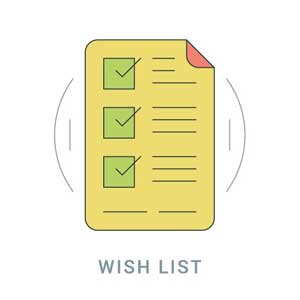 ไอคอนรูปหัวใจหรือรายการโปรด สำหรับการเลือกดูตัวอย่างงานพิมพ์ที่สนใจบนเว็บไซต์