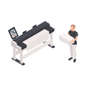 กราฟิกเครื่องพิมพ์ระบบ Inkjet สำหรับงานพิมพ์ป้ายไวนิลและสื่อประชาสัมพันธ์ขนาดใหญ่