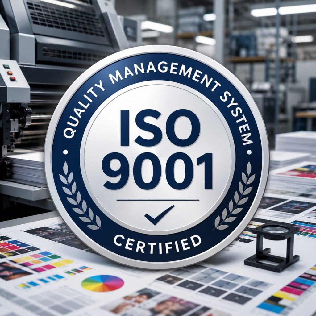 ISO 9001 โรงพิมพ์: มาตรฐานคุณภาพงานพิมพ์ระดับสากล