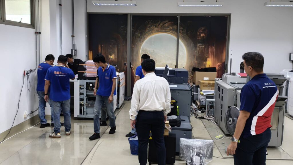 ขั้นตอนการติดตั้งและปรับตั้งระบบ Canon imagePRESS V1350 ก่อนเตรียมทดสอบการผลิตจริง